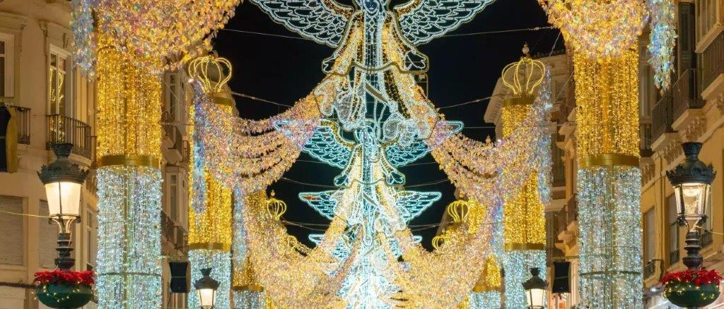 Malaga's verblindende kerstspektakel: een symfonie van licht en geluid in 2023