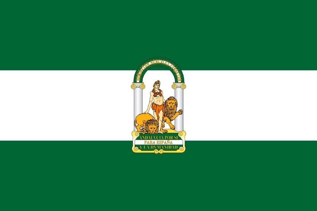 Hercules en de vlag van Andalusië